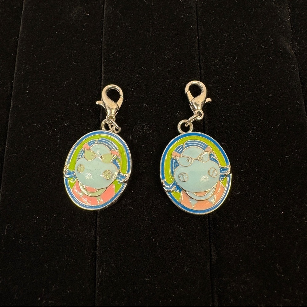 Colorful Cat Enamel Keychain Charms